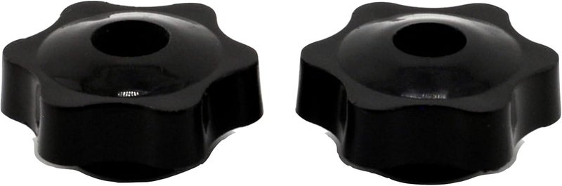 VanEssential L-Track Fastening Knob Single Stud Bolt M10 x 1.0 Thread (Metric) Plastic Venture Track Accessory Black - 2pcs - Image 1